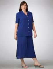 Crepon Jacket Dress