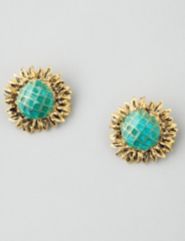 Sunflower Clip Earrings