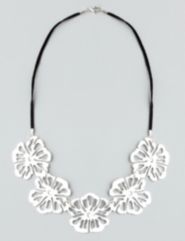Etched Floral Necklace