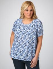 Floral Peasant Top