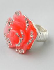 Carved Rose Ring