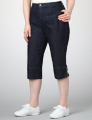 Zip Hem Capris