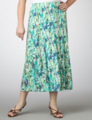 Print Stretch Skirt