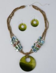 Marimba Necklace & Earring Set