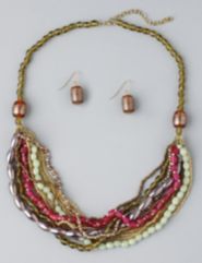 Orchestra Swag Necklace & Earring Set