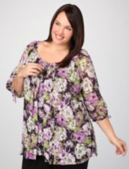 Floral Flyaway Blouse