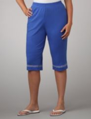 Embroidered Capris