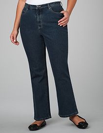 Secret Slimmer&reg; 5-Pocket Bootcut Jeans