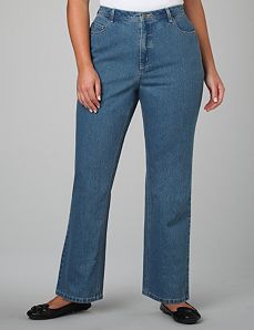 Secret Slimmer&reg; 5-Pocket Bootcut Jeans