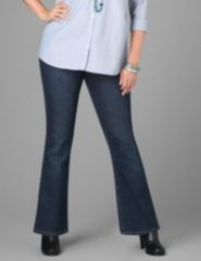 Secret Slimmer&reg; 5-Pocket Bootcut Jeans