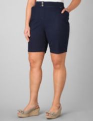Short Cut Knit Bermudas by Liz&Me