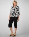 Petite Abstractions Jacket &amp; Capri Pants