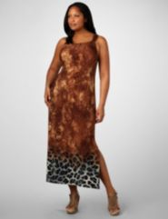 Wild Fire Sleeveless Dress by Catherines