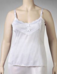 Lace-trimmed camisole