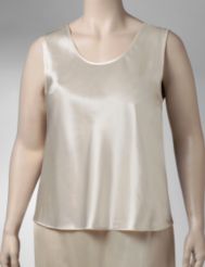 Solid satin camisole
