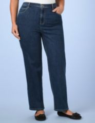 Right Fit&trade;Straight Jeans (Moderately Curvy)
