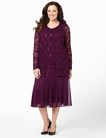 Lace Enchantment Skirt Suit