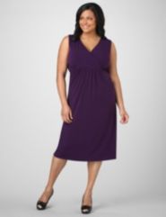 Diane Surplice Knit Dress