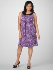Renee Abstract Print Dress