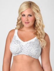 Serenada&reg; Leopard Print No-Wire Bra