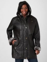 Pleated Hooded Jacket