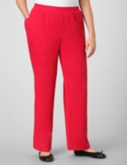 Ribbed Knit Pants by Catherines