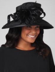 Black Magic Feathered Hat by Catherines