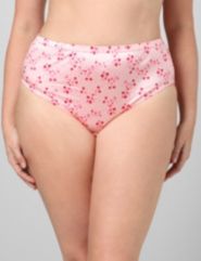 Tiny Florals Satin Hi-Cut Panties