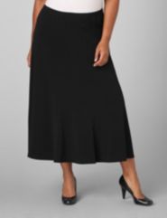 Celine Gored Crepe Skirt