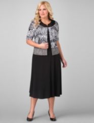 Soutache Animal Jacket Dress