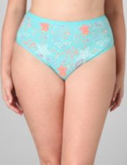 Starburst Cotton Hi-Cut Panties