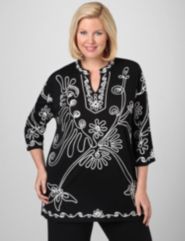 Portico Split V-Neck Top