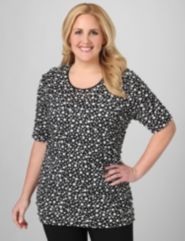 Polka Dot Eyelash Top