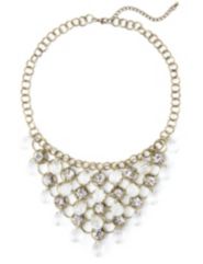 Honeycomb Bib Necklace