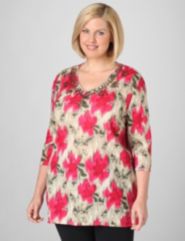 Watercolor Crinkle Tunic