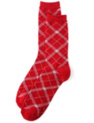 Metallic Argyle Socks by Catherines