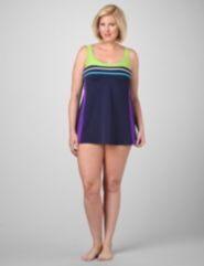 Colorblock Swimdress by By Delta Burke&reg; Swim
