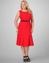 Plus-Size Red Dress