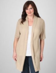Delicate Open-Stitch Cardigan