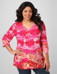 Floral Border Tunic
