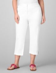Cotton Sateen Capri