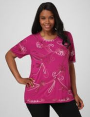 Soutache Ombre Top