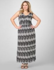 Graphic Arts Maxi Dress