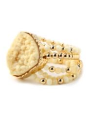 Crystallized Rock Bracelet by Catherines