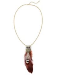 Feathered Owl Necklace by Catherines