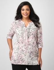 Watercolor Animal Print Tunic