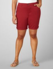 Tabbed Bermuda Shorts by CATHERINES