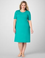 Rest Softly Short-Sleeve Sleepshirt by Catherines
