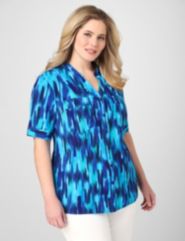 Waterfall Buttoned Blouse