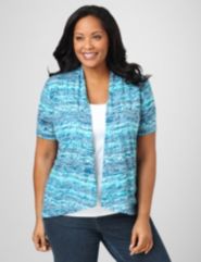 Abstract Oceans Cardigan
